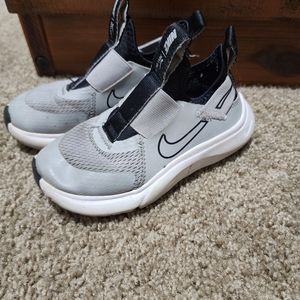 Nike toddler size 10.5 gray slip on tennis shoes